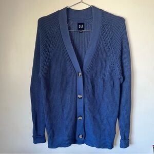 GAP Blue Cardigan Sweater